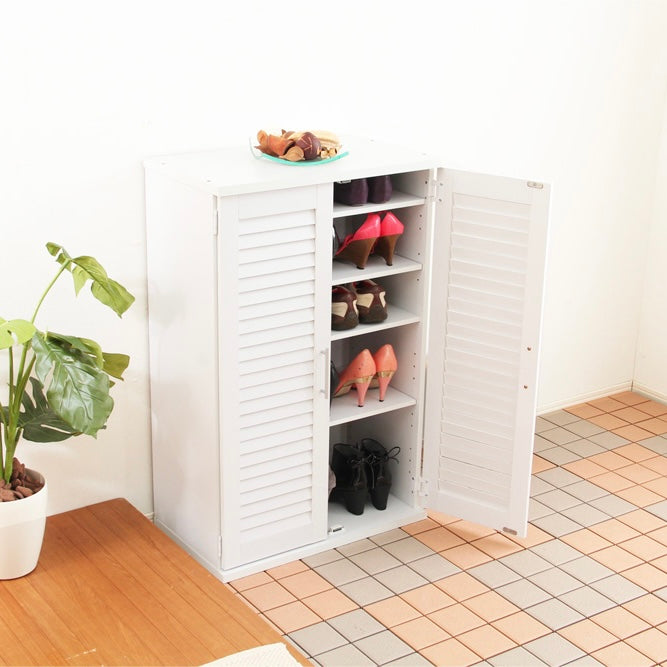 [幅60cm]ルーバーシューズボックス