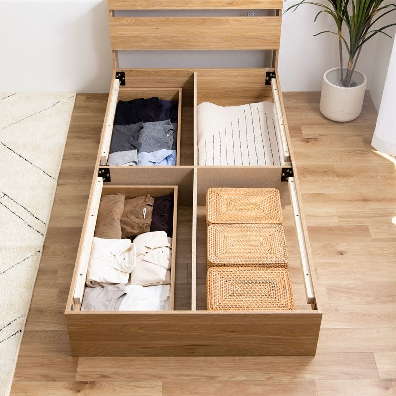 収納付きベッドフレーム