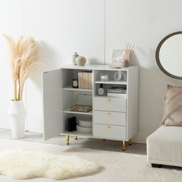 ゴールド脚付きキャビネット