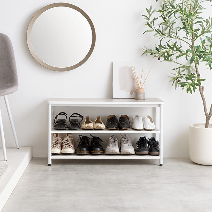 [幅80cm]3段シューズラック