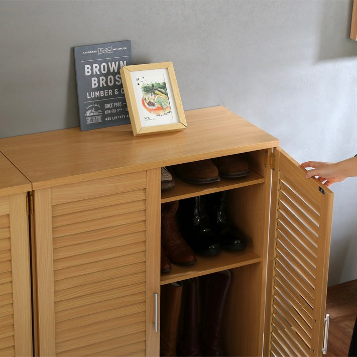 [幅75cm]ルーバーシューズボックス