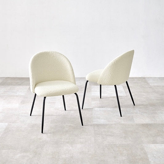 [2脚SET]ブークレスタイリッシュダイニングチェア