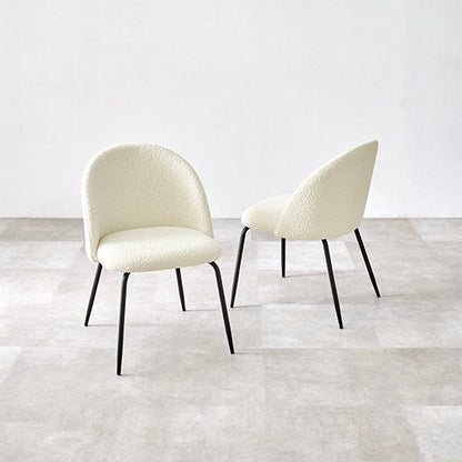 [2脚SET]ブークレスタイリッシュダイニングチェア