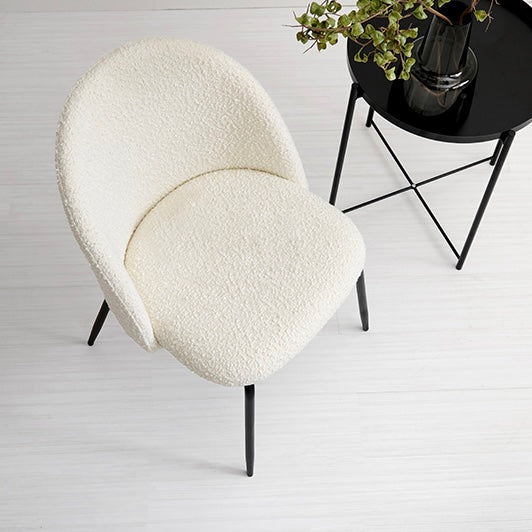 [2脚SET]ブークレスタイリッシュダイニングチェア