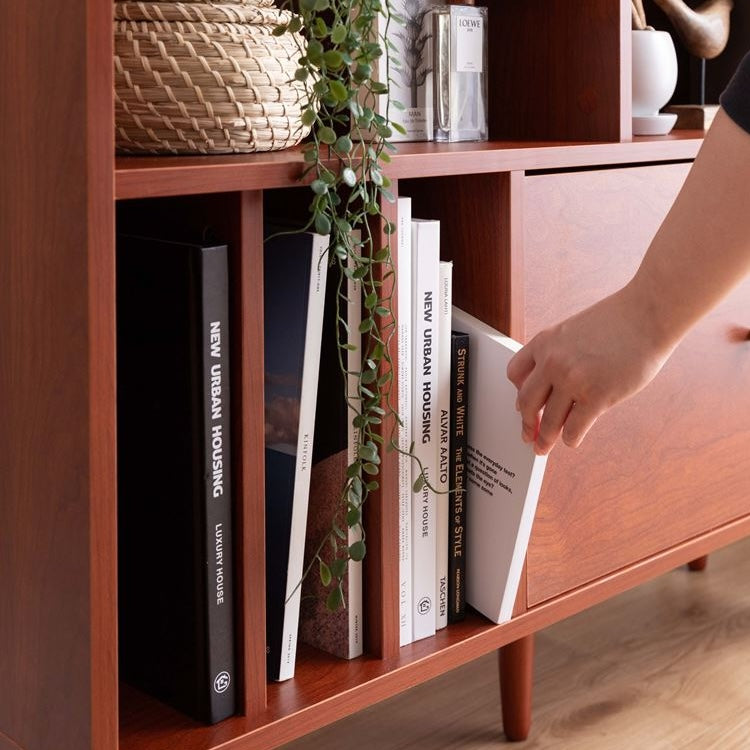 [幅100cm]引き出し付き本棚