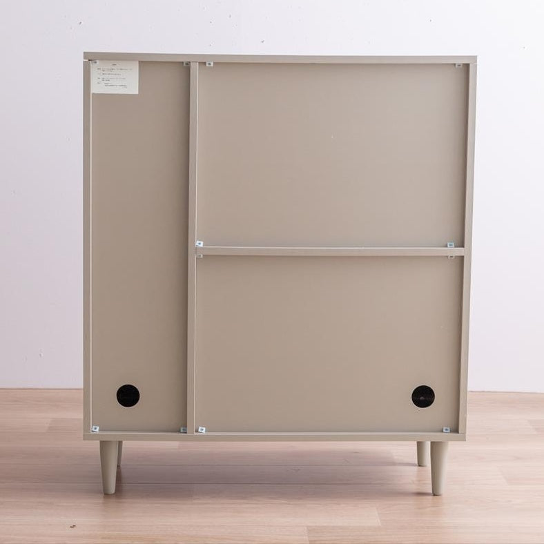 [幅81cm]フラップ扉付キャビネット