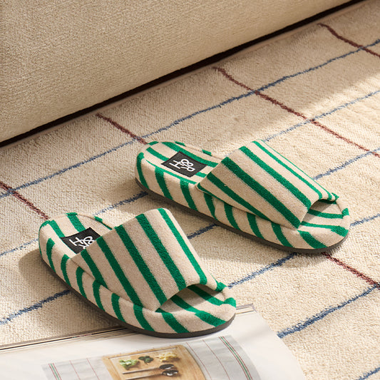 Roomnhome｜パイルストライプスリッパ
