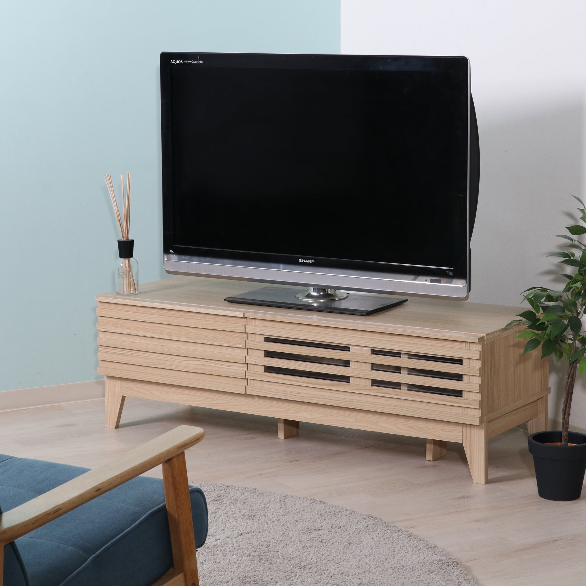 ナチュラルウッド テレビボード 幅120cm テレビボード｜デザインテレビボード 幅120cm- territory