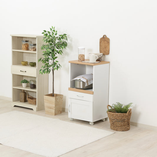 炊飯器が収納されているキッチンカウンター