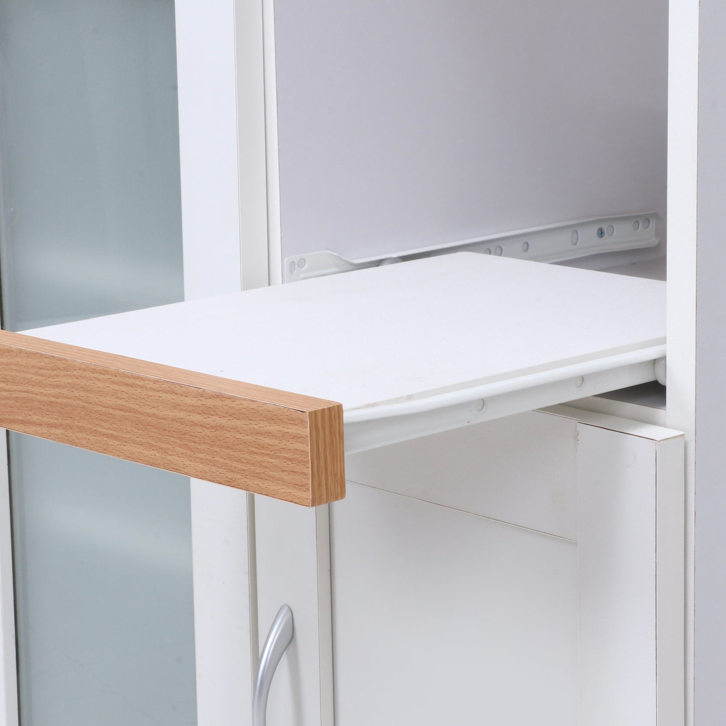 キッチンカウンター ホワイト×ナチュラル