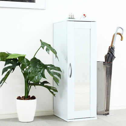 ミラー付きコンパクトシューズラック