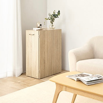 キャスター付きブックシェルフ