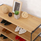 木目調シューズラック6段