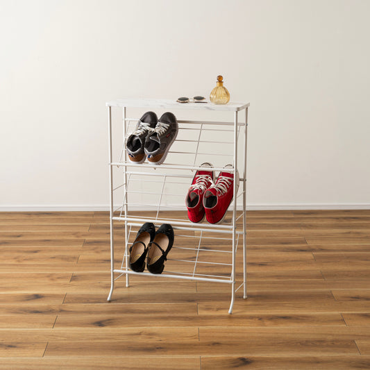 石目調シューズラック