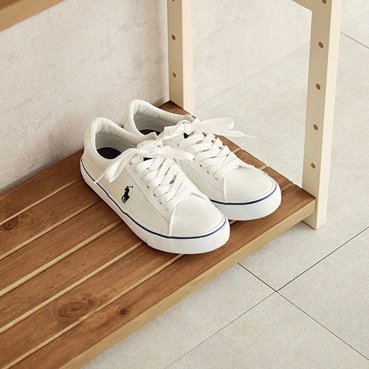 [幅45cm]可動棚ウッドシューズラック7段