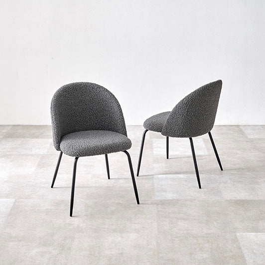 [2脚SET]ブークレスタイリッシュダイニングチェア