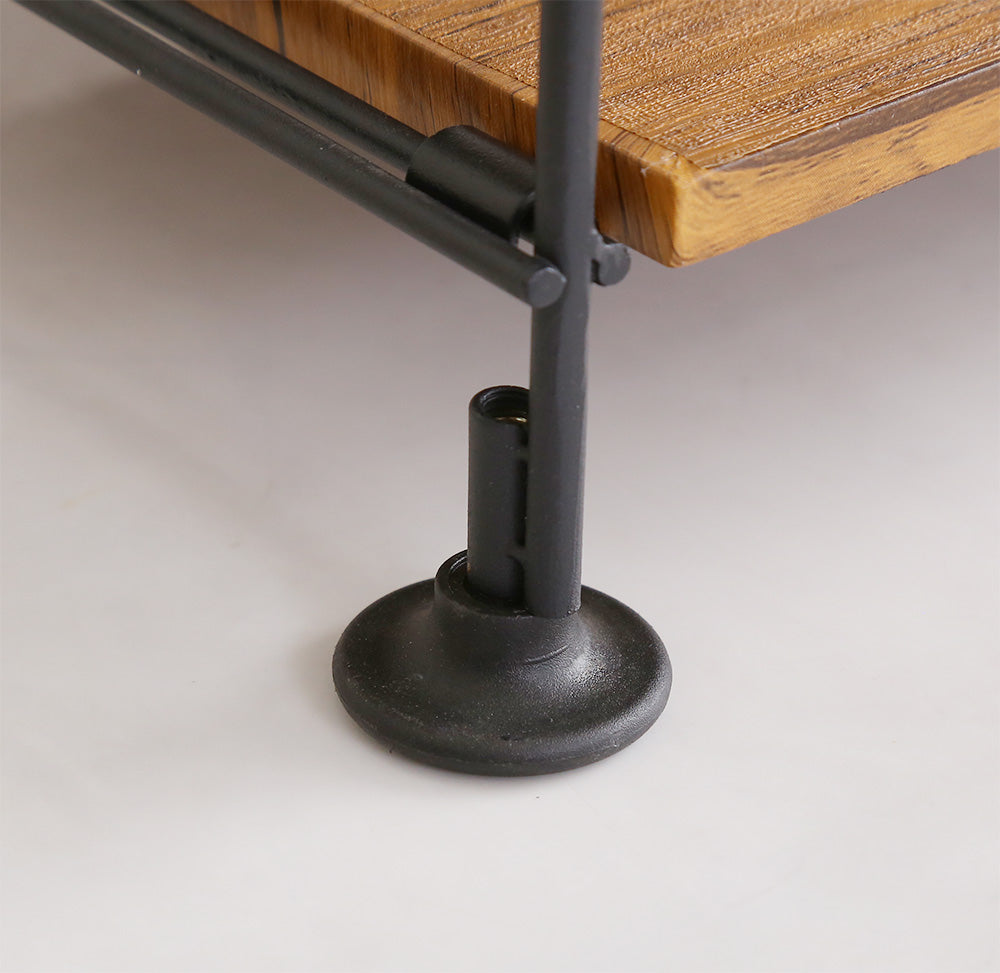 木目調シューズラック6段