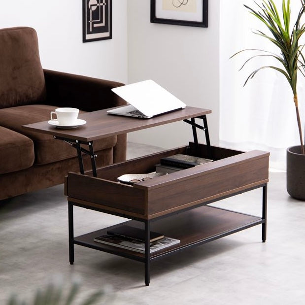 [幅80cm]昇降式センターテーブル