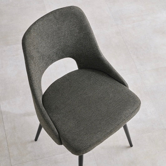 回転ファブリックダイニングチェア