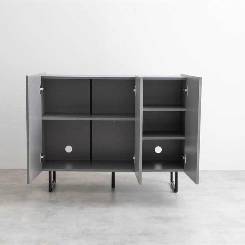 [幅100cm]2way石目柄サイドボード