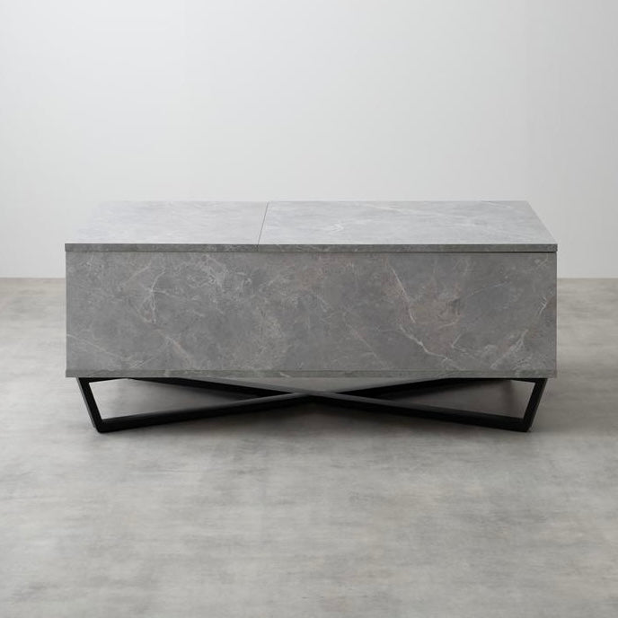 [幅90cm]昇降式引き出し付きセンターテーブル