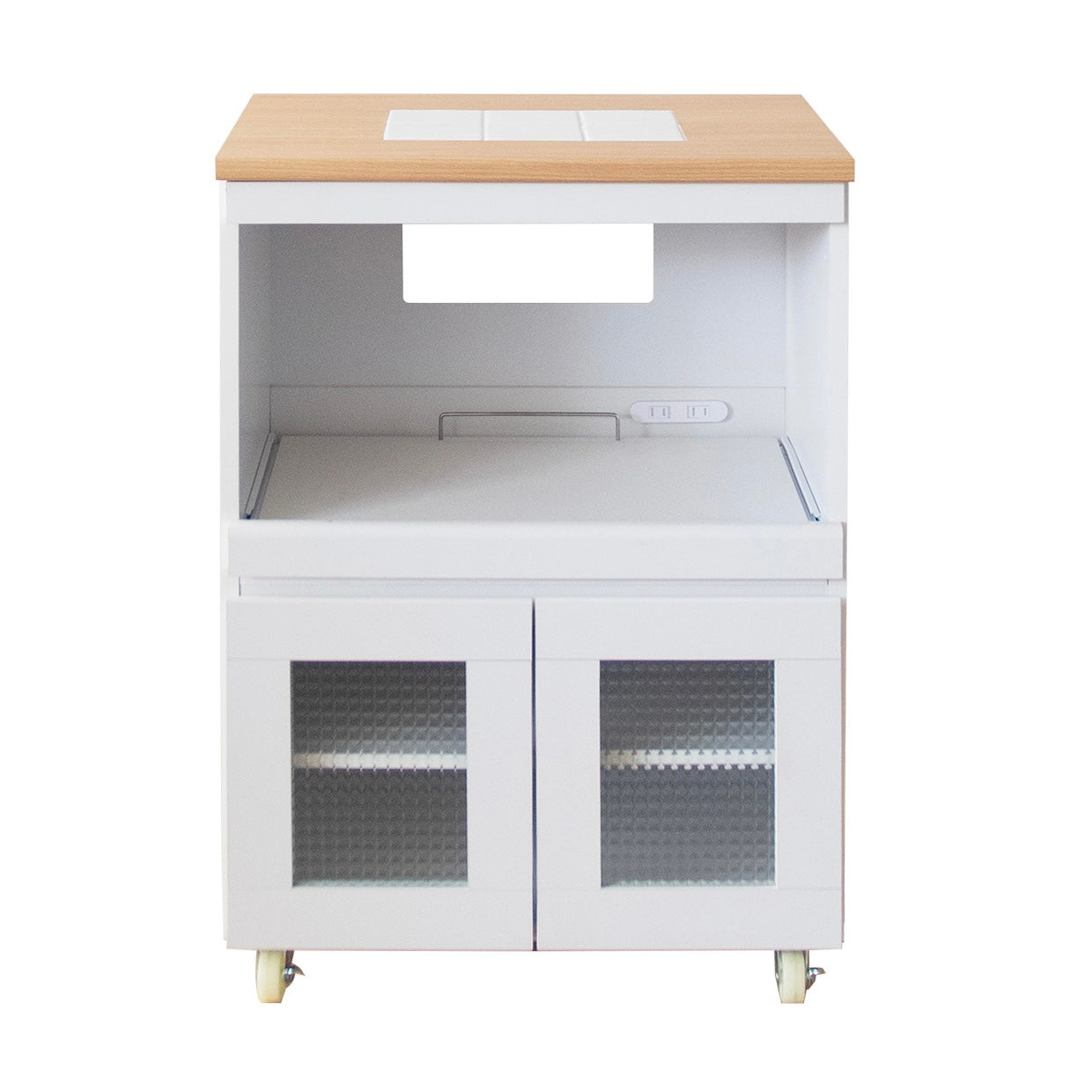 キャスター付きコンパクトキッチンラック[幅60cm]