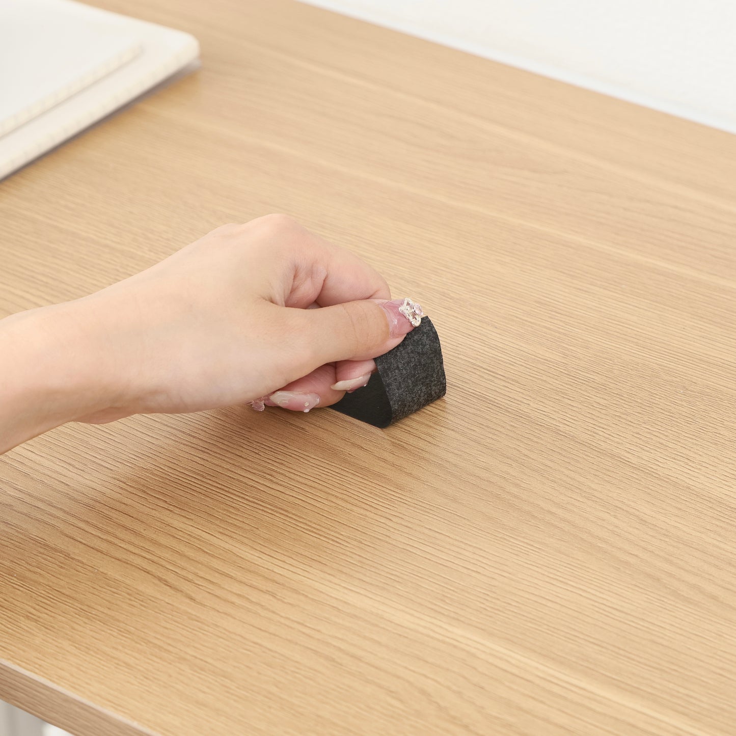 収納棚付きフォールディングデスク