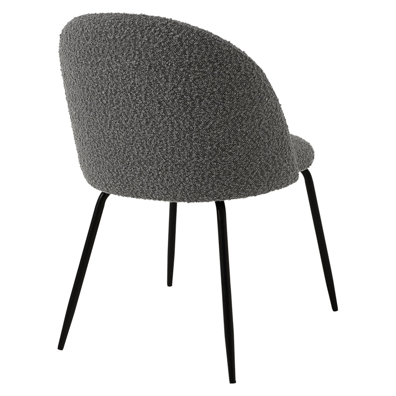 [2脚SET]ブークレスタイリッシュダイニングチェア