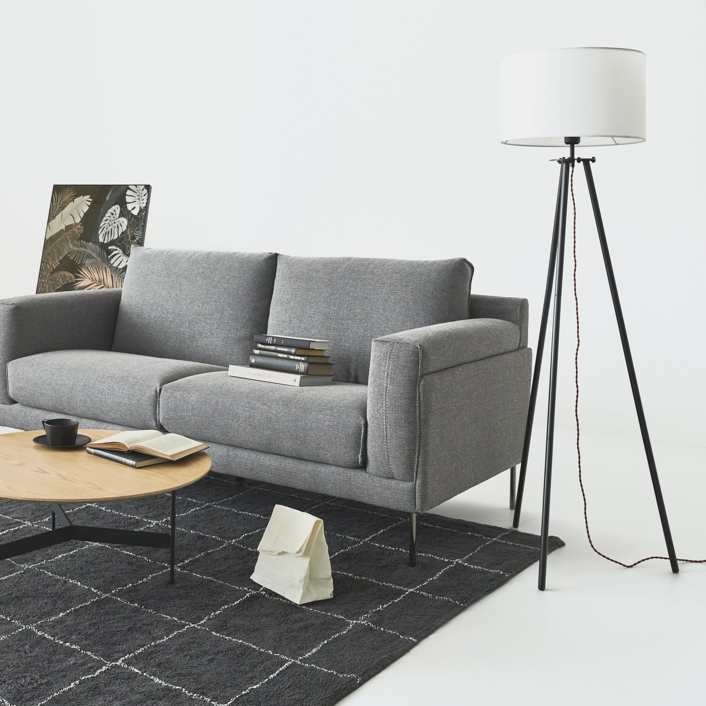 シンプルスチールスタンドライト