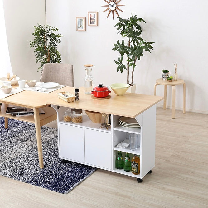 取付無料！カルテル フリップ 折りたたみ式キッチンワゴンテーブル ホワイト収納棚 フリップ｜Kartell｜カルテルオフィシャルサイト｜イタリア製 家具