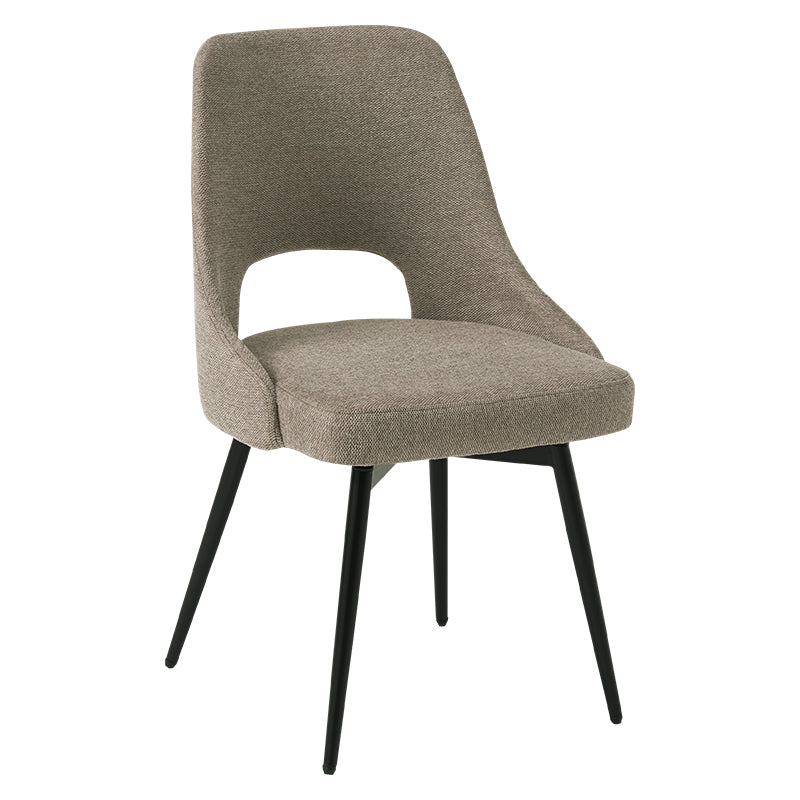 回転ファブリックダイニングチェア