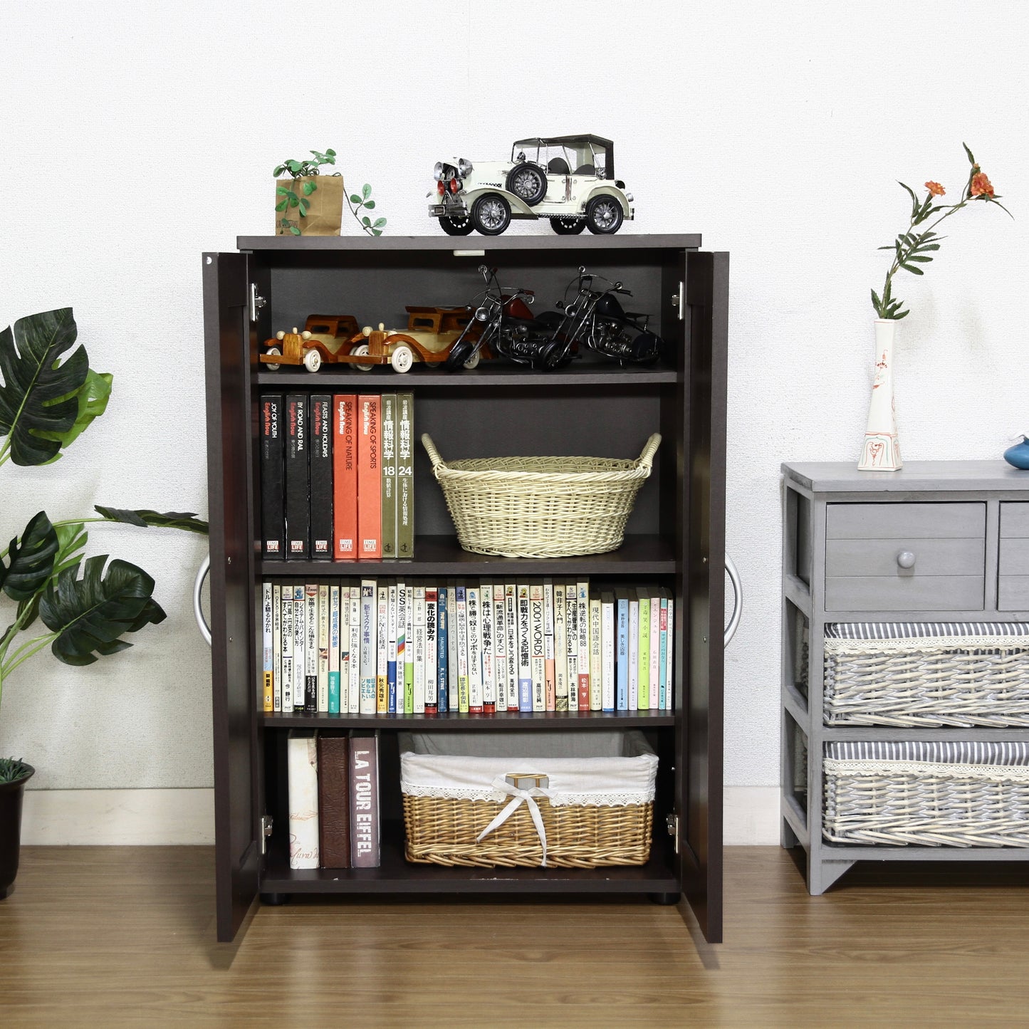 扉収納シューズラック