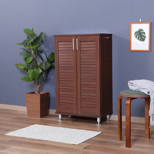 脚付きルーバーシューズボックス