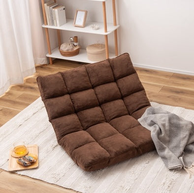 ブラウンのもこもこ座椅子