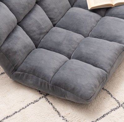 グレーのもこもこ座椅子