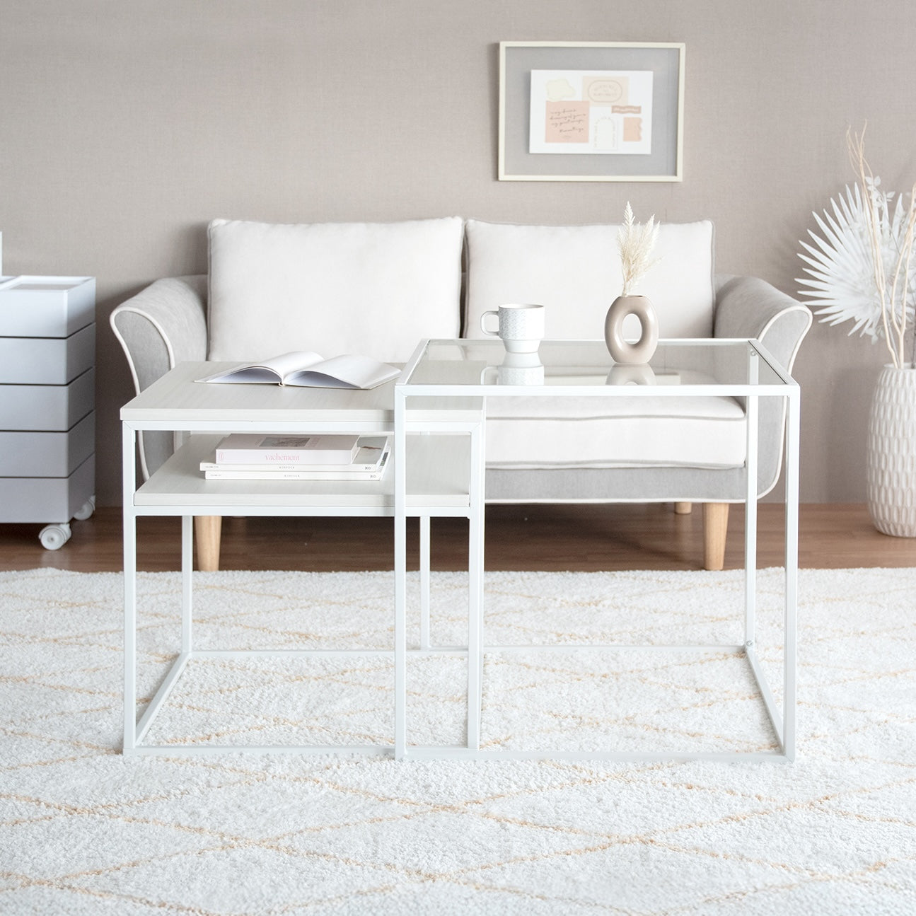 ネストスクエアローテーブル