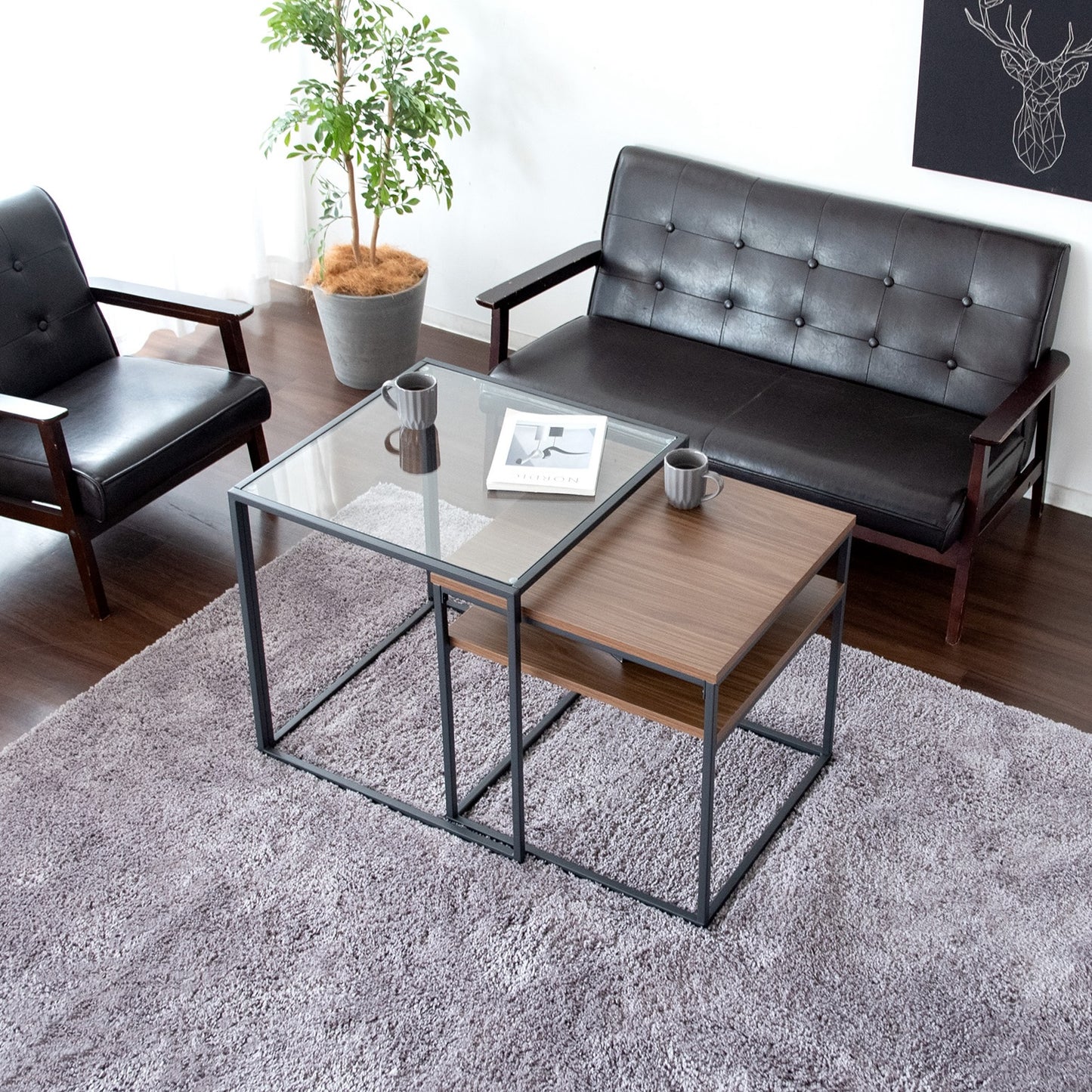 ネストスクエアローテーブル