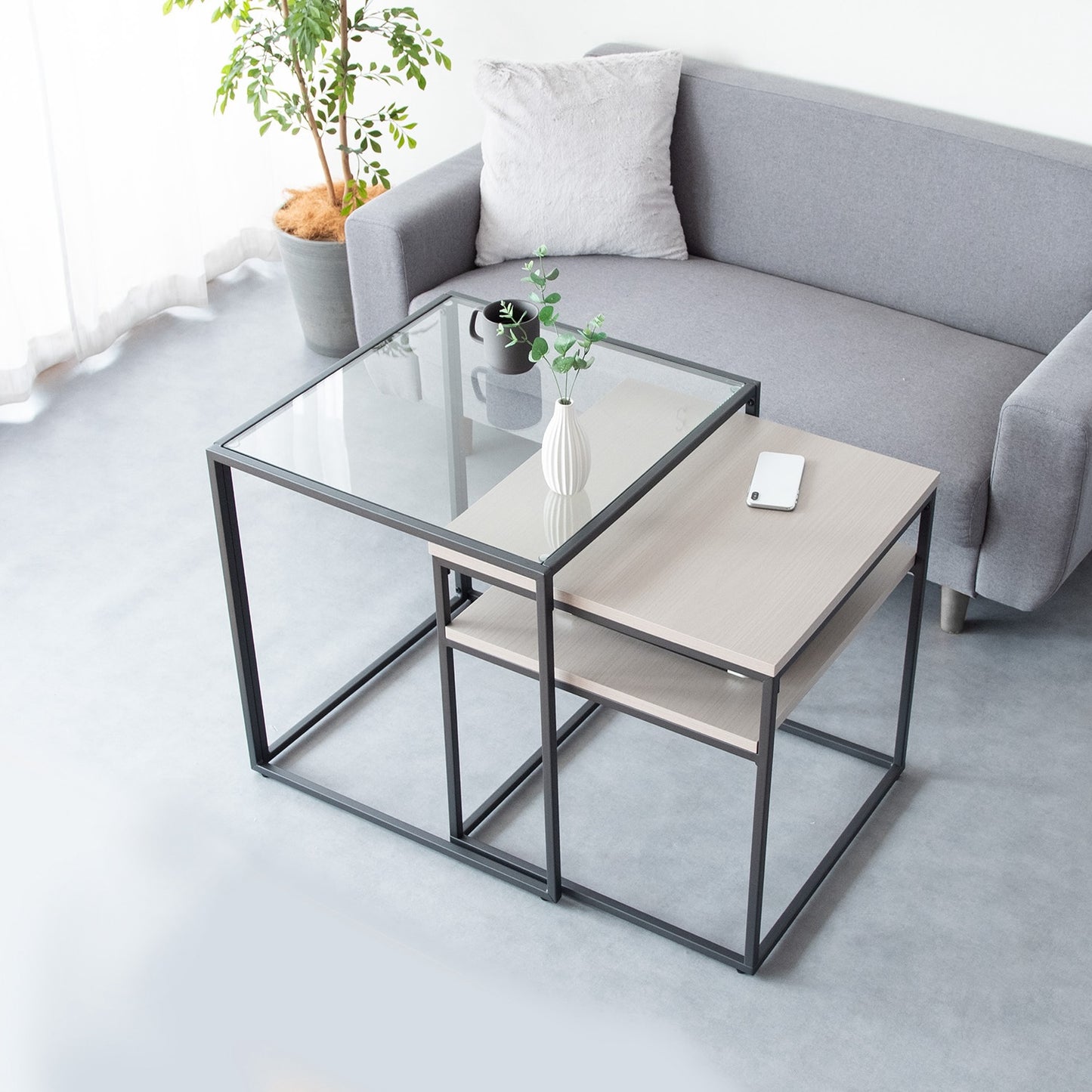 ネストスクエアローテーブル