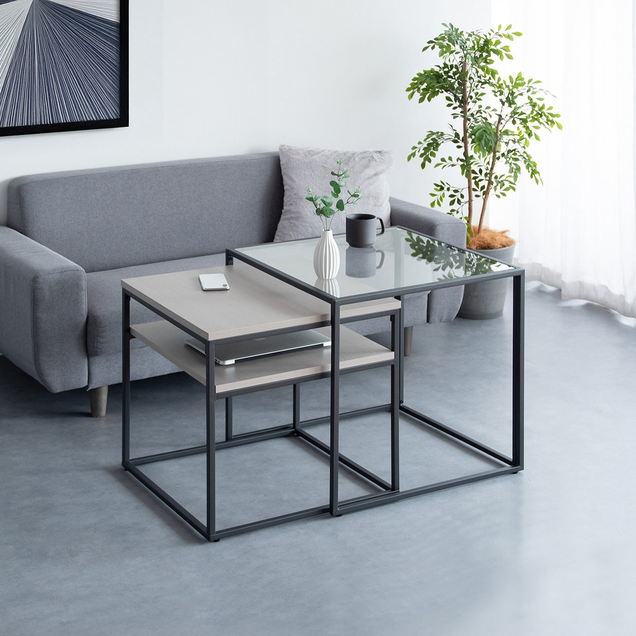 ネストスクエアローテーブル