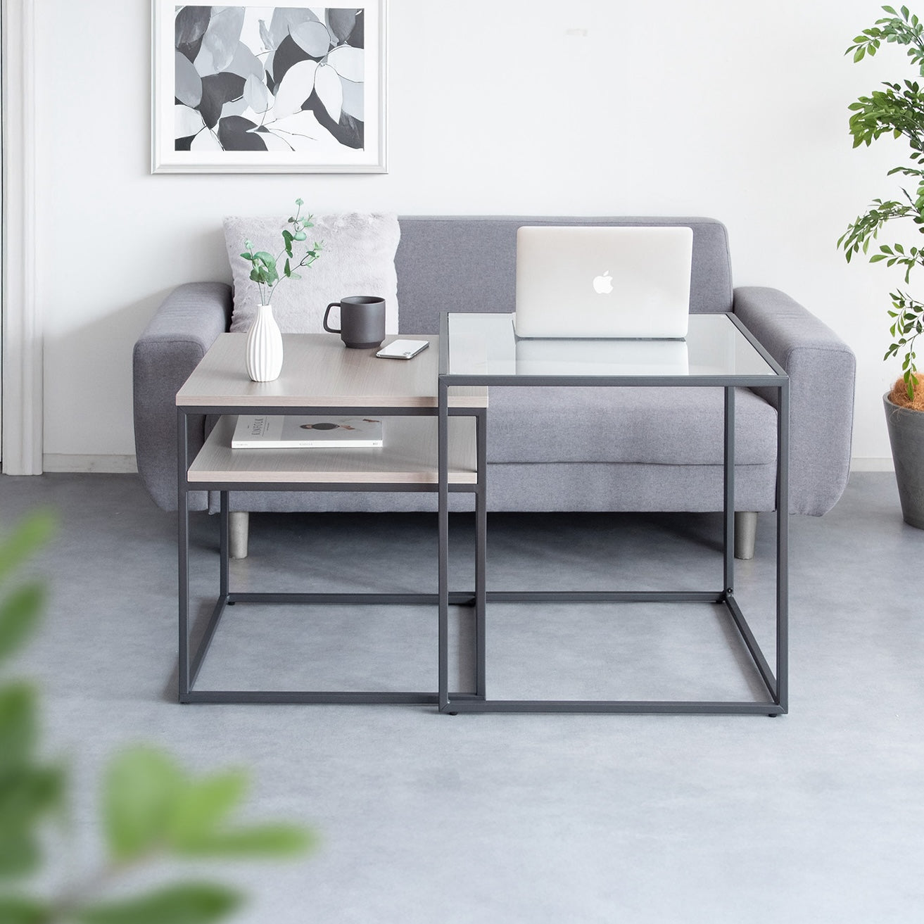 ネストスクエアローテーブル