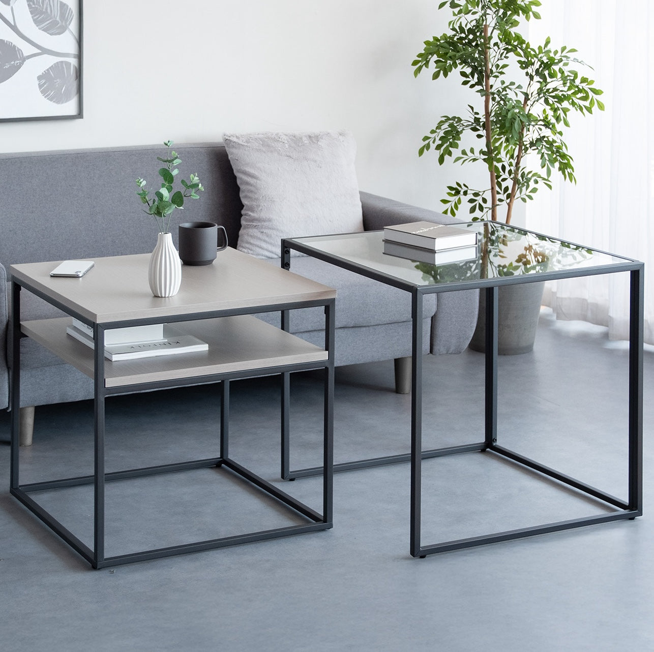 ネストスクエアローテーブル