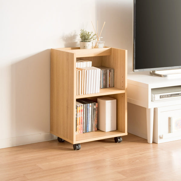 サイドラック ワゴン｜木目調サイドラック ナチュラル - territory