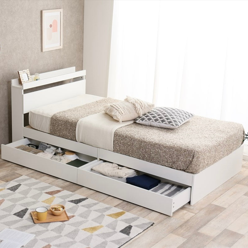 収納付きベッドフレーム