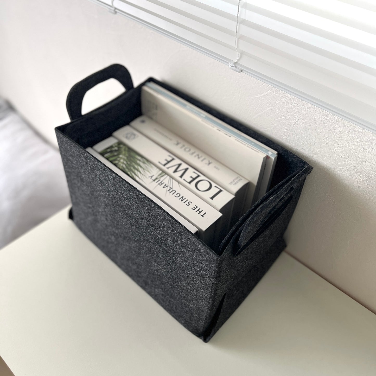 フェルト折畳みバスケット