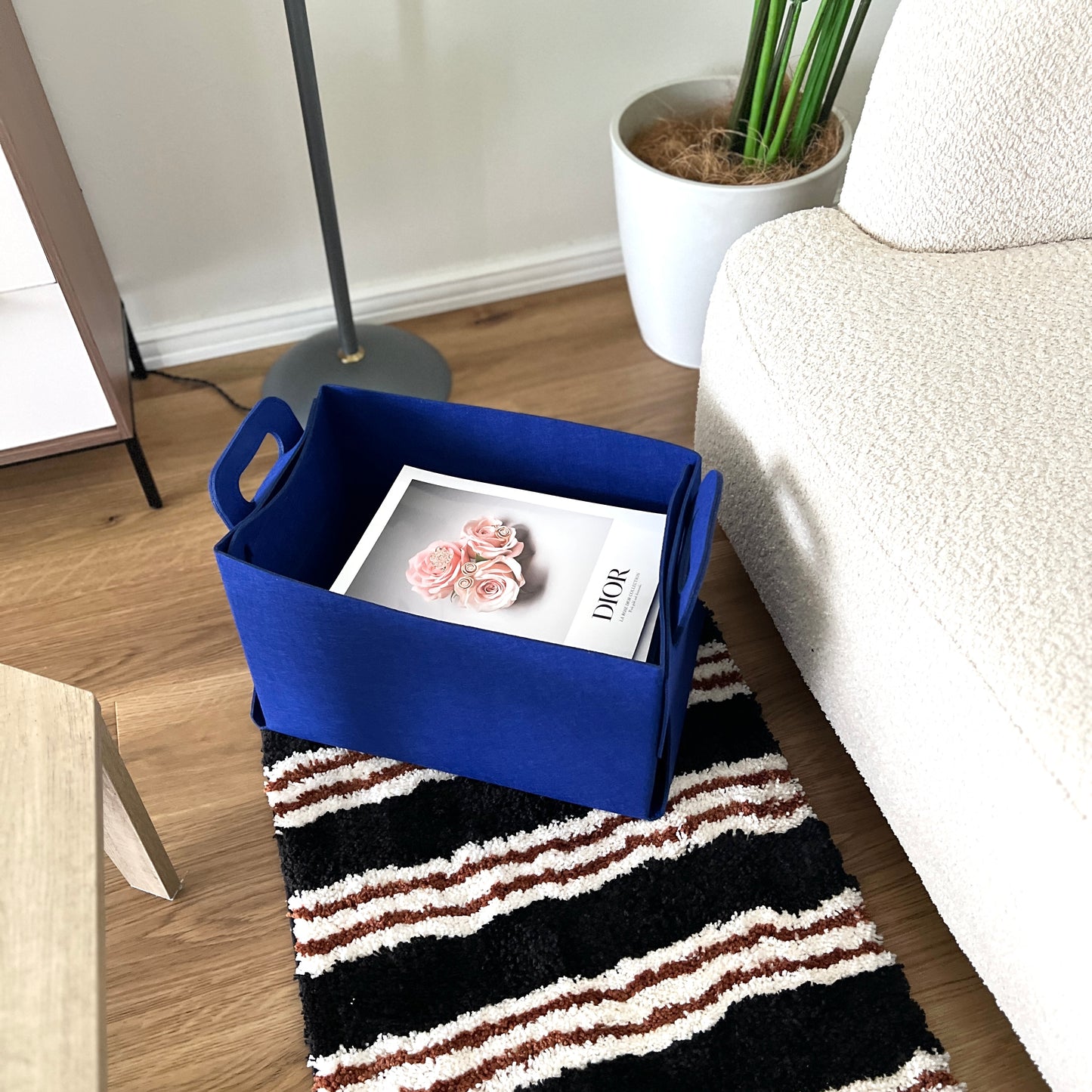 フェルト折畳みバスケット