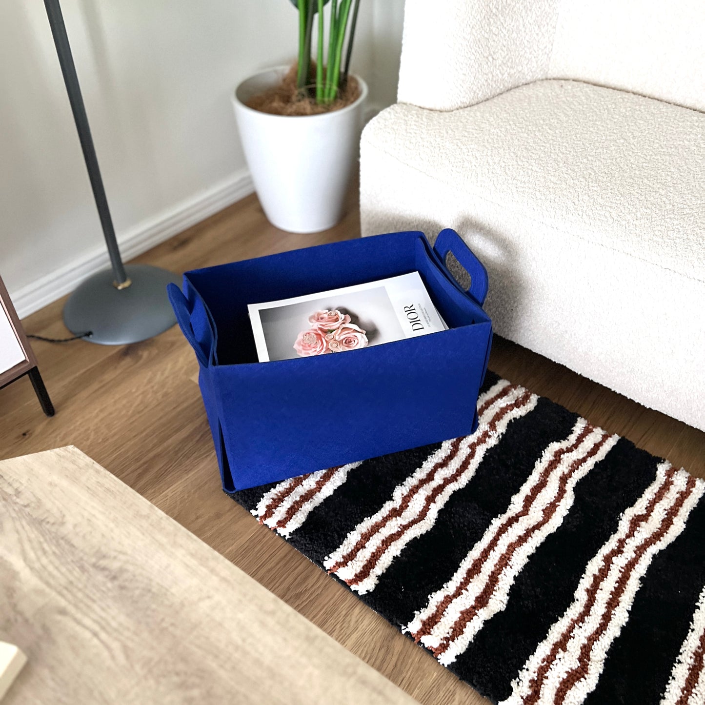 フェルト折畳みバスケット