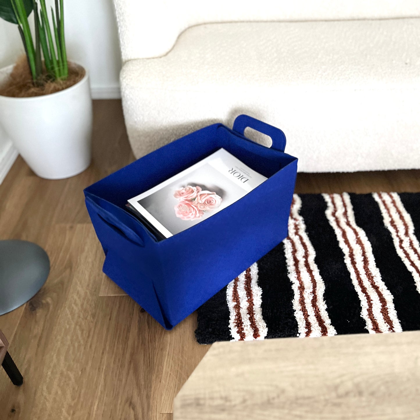 フェルト折畳みバスケット