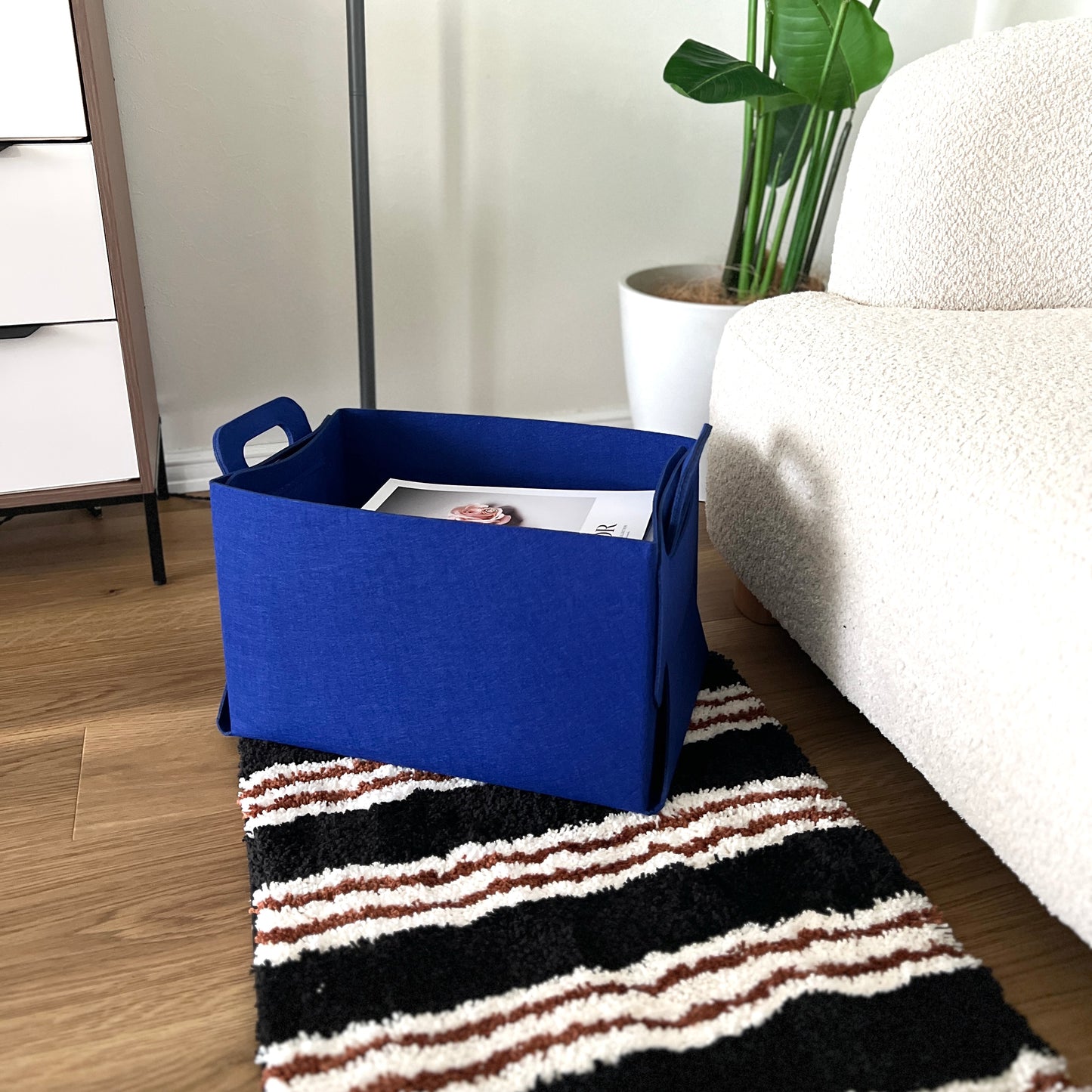 フェルト折畳みバスケット