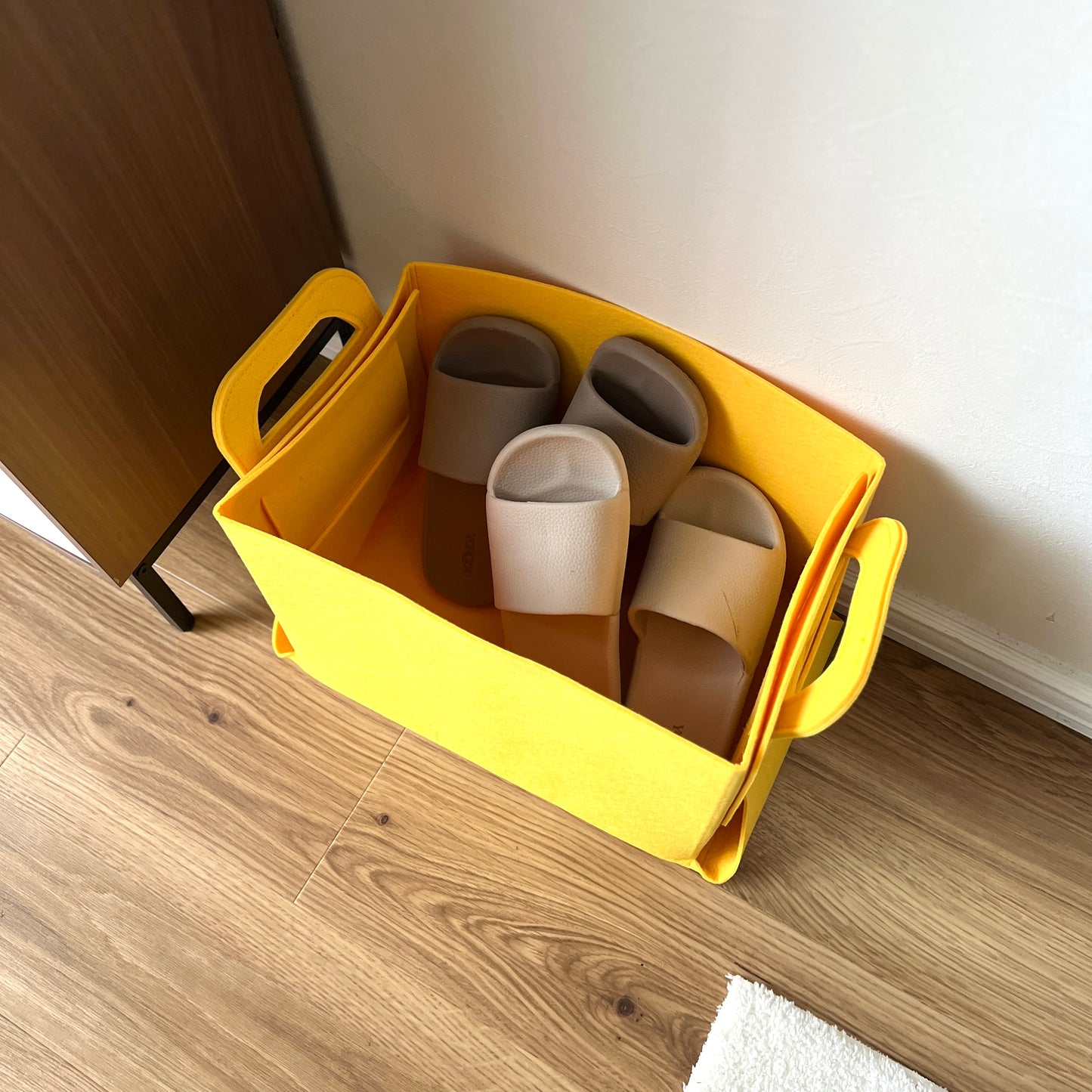 フェルト折畳みバスケット