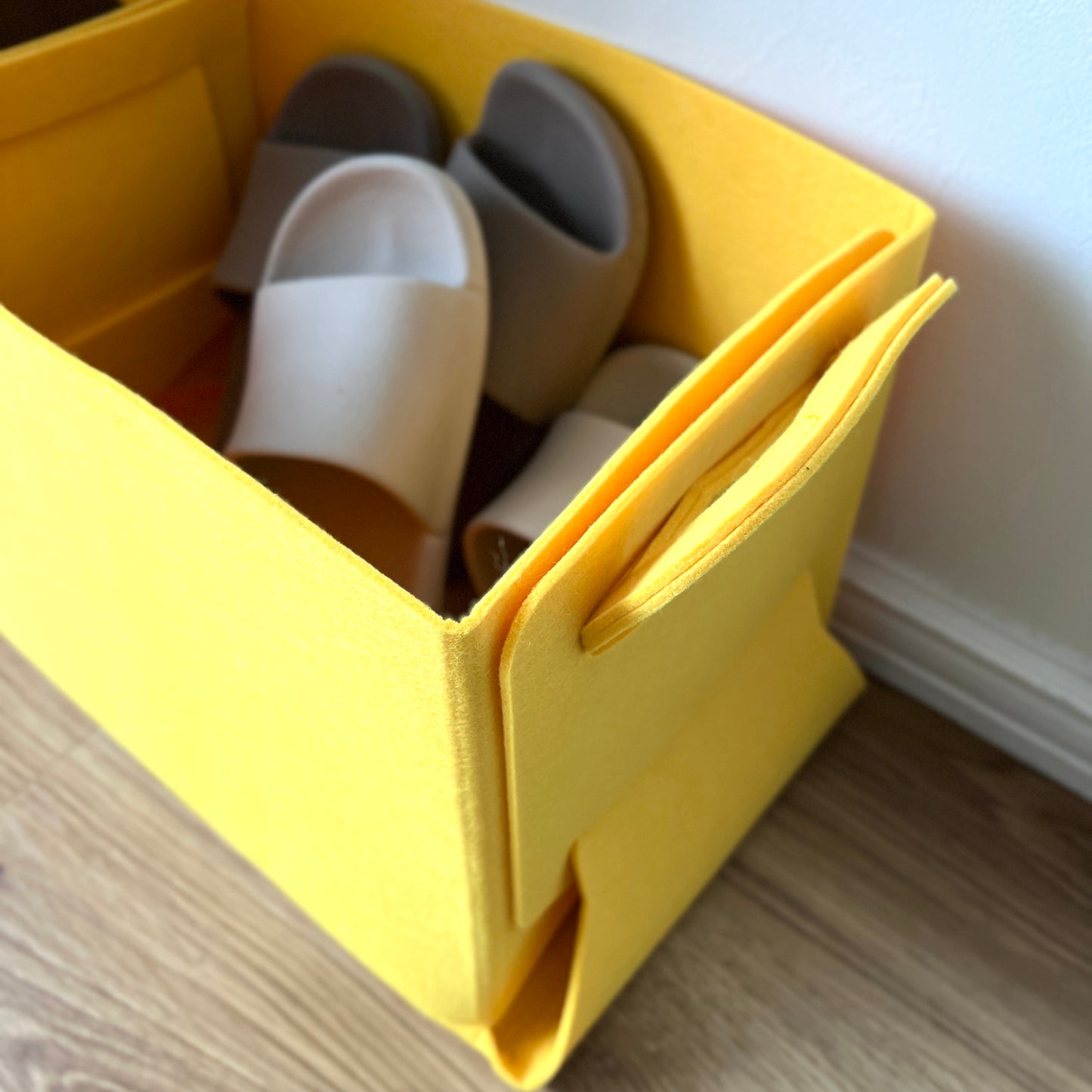 フェルト折畳みバスケット